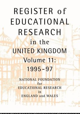 Research, N: Register of Educational Research in the United