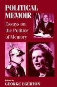 Egerton, G: Political Memoir