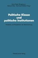 Politische Klasse und politische Institutionen