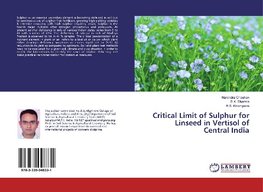 Critical Limit of Sulphur for Linseed in Vertisol of Central India