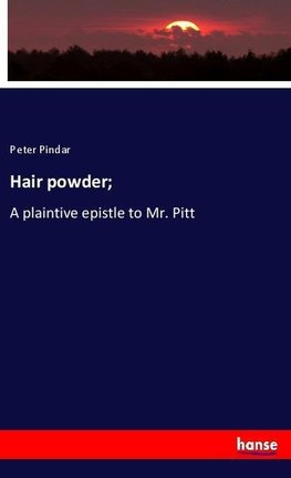 Hair powder;