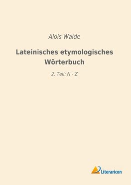 Lateinisches etymologisches Wörterbuch