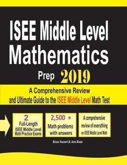 ISEE Middle Level Mathematics Prep 2019