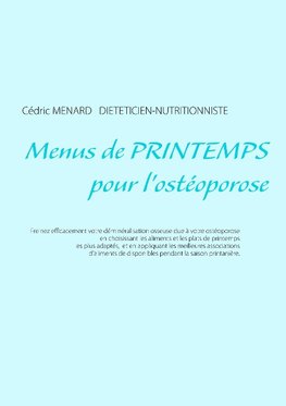 Menus de printemps pour l'ostéoporose