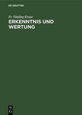 Erkenntnis und Wertung