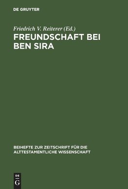 Freundschaft bei Ben Sira