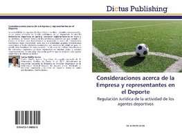 Consideraciones acerca de la Empresa y representantes en el Deporte