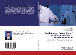 Simultaneous Estimation of Moxifloxacin HCl and Cefixime Trihydrate