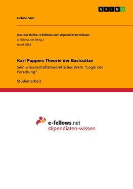 Karl Poppers Theorie der Basissätze