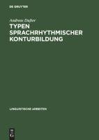 Typen sprachrhythmischer Konturbildung