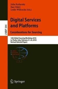 Digital Services and Platforms. Considerations for Sourcing