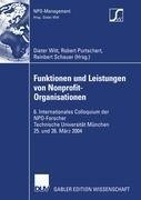 Funktionen und Leistungen von Nonprofit-Organisationen