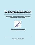 Demographic Research, Volume 7