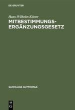 Mitbestimmungs-Ergänzungsgesetz