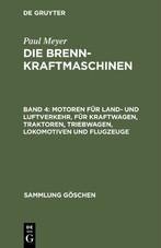 Motoren für Land- und Luftverkehr, für Kraftwagen, Traktoren, Triebwagen, Lokomotiven und Flugzeuge