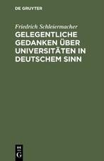 Gelegentliche Gedanken über Universitäten in deutschem Sinn