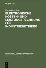 Elektronische Kosten- und Leistungsrechnung für Industriebetriebe