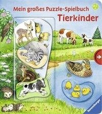 Mein großes Puzzle-Spielbuch: Tierkinder