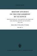 Proceedings of the Boston Colloquium for the Philosophy of Science 1966/1968