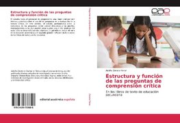 Estructura y función de las preguntas de comprensión crítica