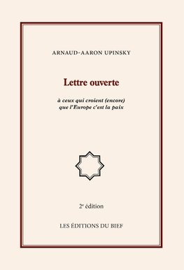 Lettre ouverte à ceux qui croient (encore) que l'Europe c'est la paix