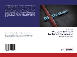 Osu-Caste System in Contemporary Igboland