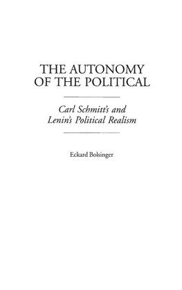 The Autonomy of the Political