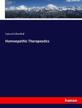 Homoepathic Therapeutics