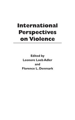 International Perspectives on Violence