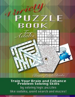 Variety Puzzle Book For Adults