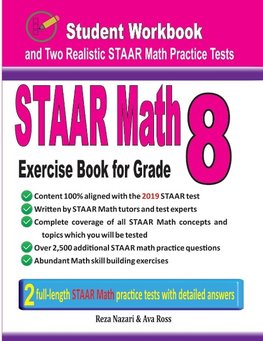 STAAR Math Exercise Book for Grade 8