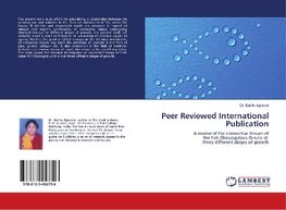 Peer Reviewed International Publication