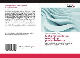 Elaboración de un manual de procedimientos