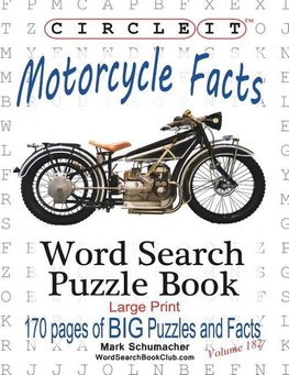 Circle It, Motorcycle Facts, Word Search, Puzzle Book