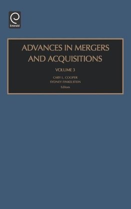 Advances in Mergers and Acquisitions