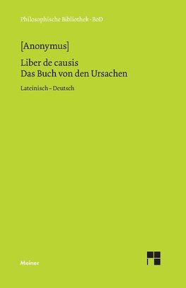 Liber de causis. Das Buch von den Ursachen