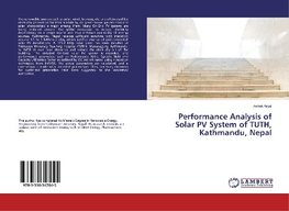 Performance Analysis of Solar PV System of TUTH, Kathmandu, Nepal