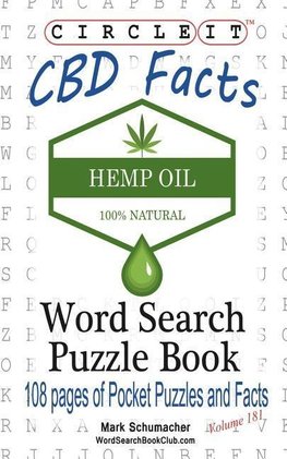 Circle It, Cannabidiol CBD Facts, Word Search, Puzzle Book