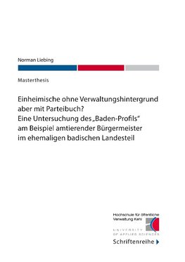 Einheimische ohne Verwaltungshintergrund aber mit Parteibuch?