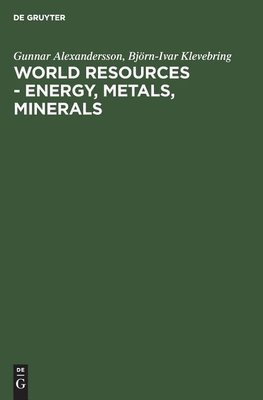 World resources - Energy, metals, minerals