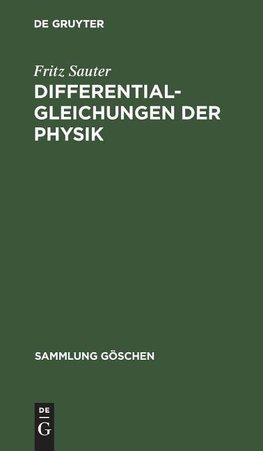 Differentialgleichungen der Physik