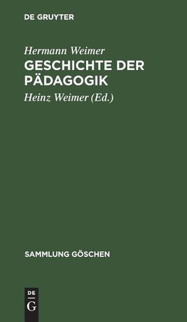 Geschichte der Pädagogik