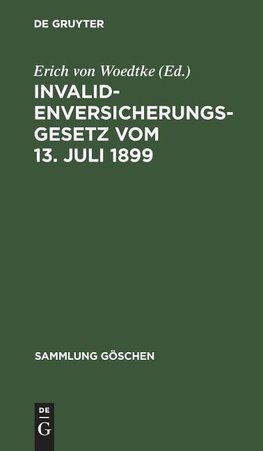 Invalidenversicherungsgesetz vom 13. Juli 1899