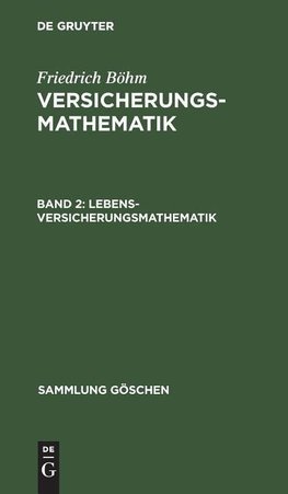 Lebensversicherungsmathematik