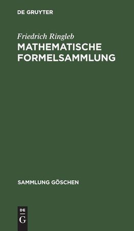 Mathematische Formelsammlung