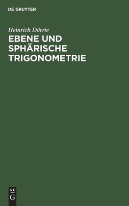 Ebene und sphärische Trigonometrie