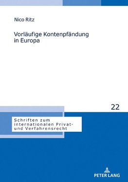 Vorläufige Kontenpfändung in Europa