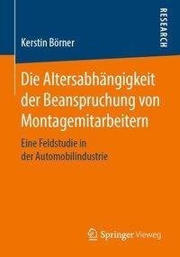 Die Altersabhängigkeit der Beanspruchung von Montagemitarbeitern