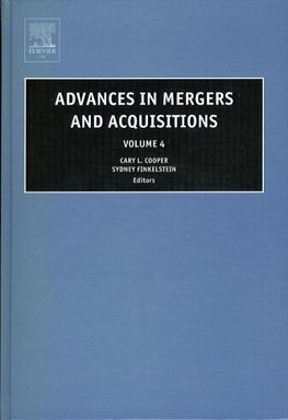 Advances in Mergers and Acquisitions