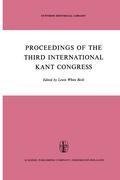 Proceedings of the Third International Kant Congress